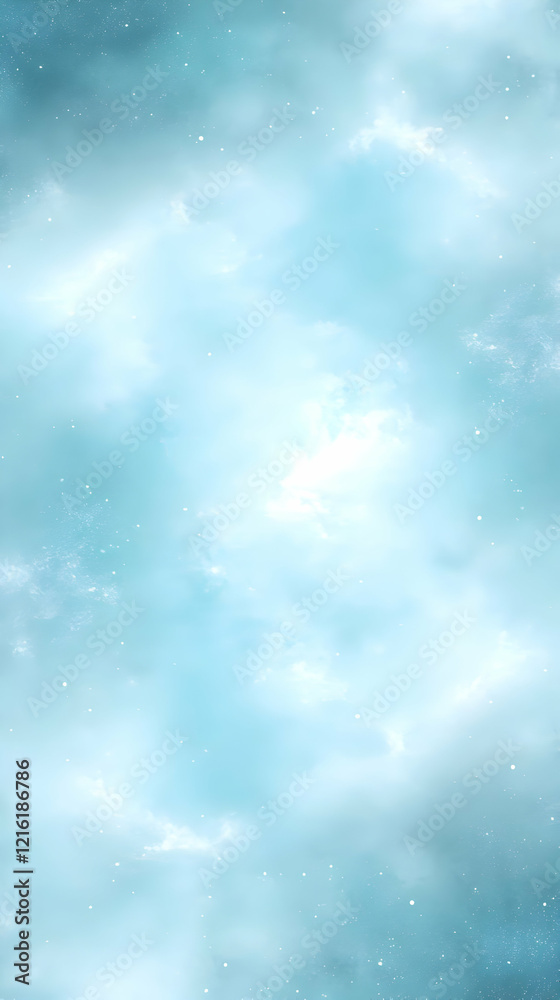 Abstract Blue Sky Background Creates a Dreamy and Ethereal Atmosphere with Soft Clouds Gently Swirling Abstract Blue Sky Background Creates a Dreamy and Ethereal Atmosphere with Soft Clouds Gently Swirling