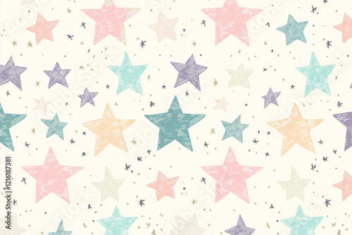 Wallpaper Mural 子供向け, 星柄, 星, 模様, 星, シームレス, ベクター, イラスト, デザイン, クリスマス, デコレーション, 文科系, 壁紙, 形, アイコン, 色, 紙, 休日, 光, 質感, 黄色, 成分, シンボル, 青, ピンク, お祝い Torontodigital.ca