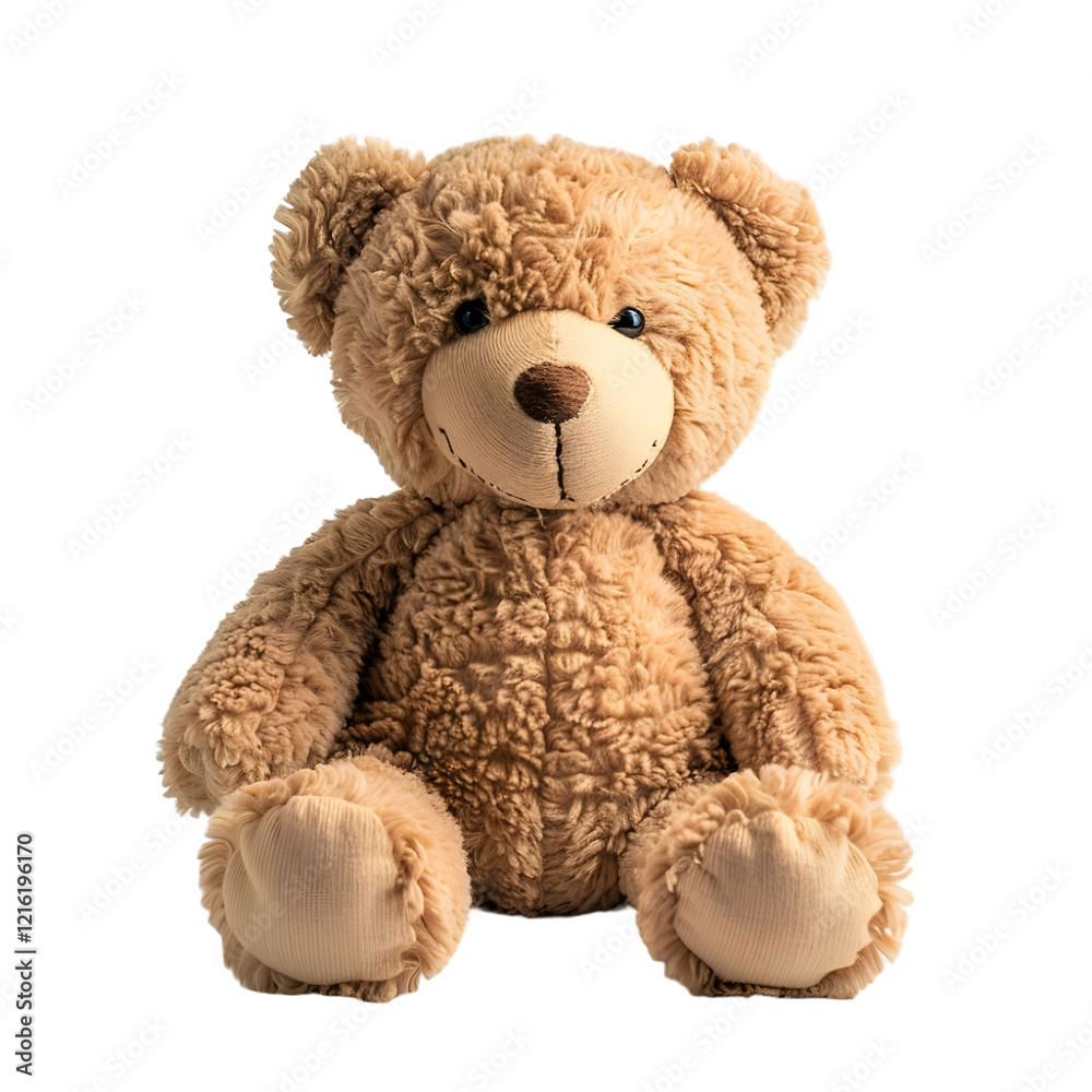 Obraz premium Cute teddy bear isolated on transparent background