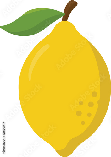Lemon Fruit Cartoon Ilustration Design