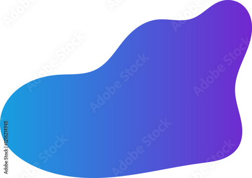 gradient blob decoration