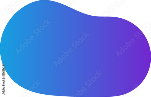 gradient blob decoration
