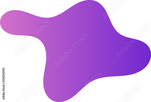 gradient blob decoration