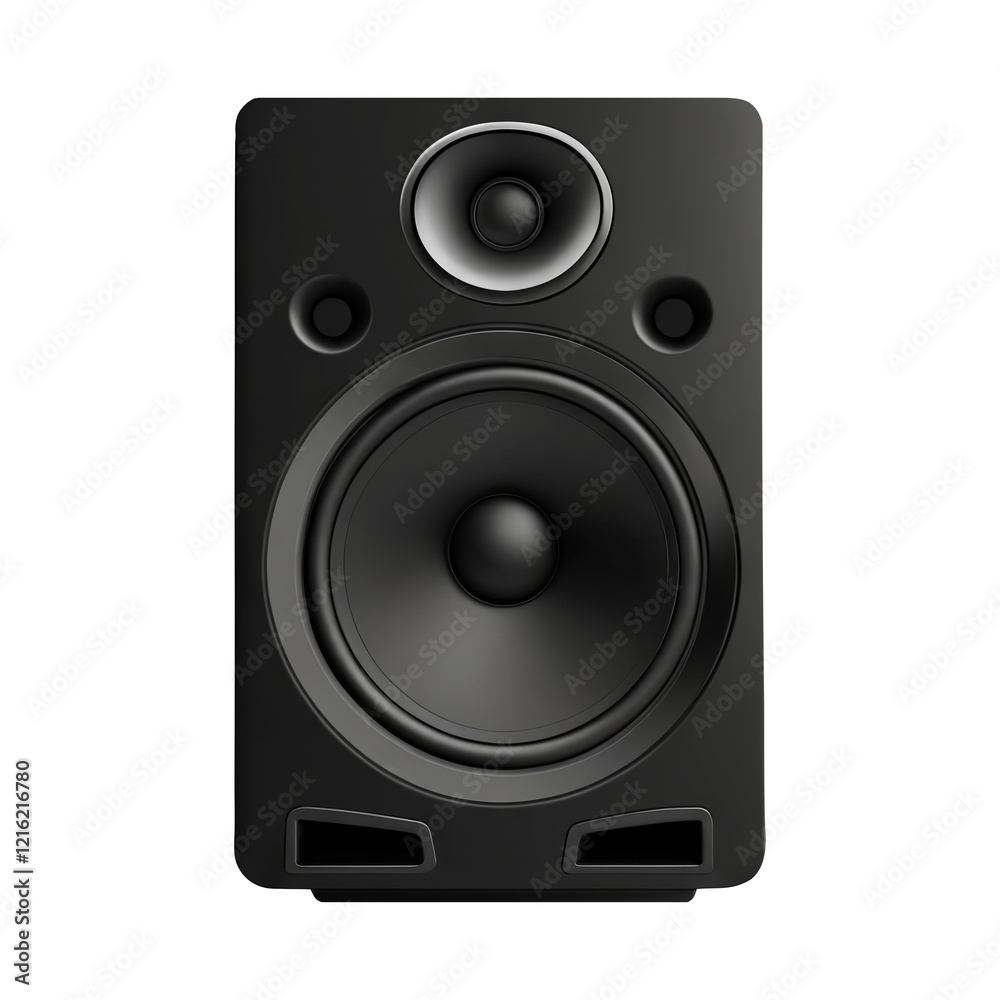 Front of music audio speaker on transparent background on transparent background PNG Generative AI Front of music audio speaker on transparent background on transparent background PNG Generative AI