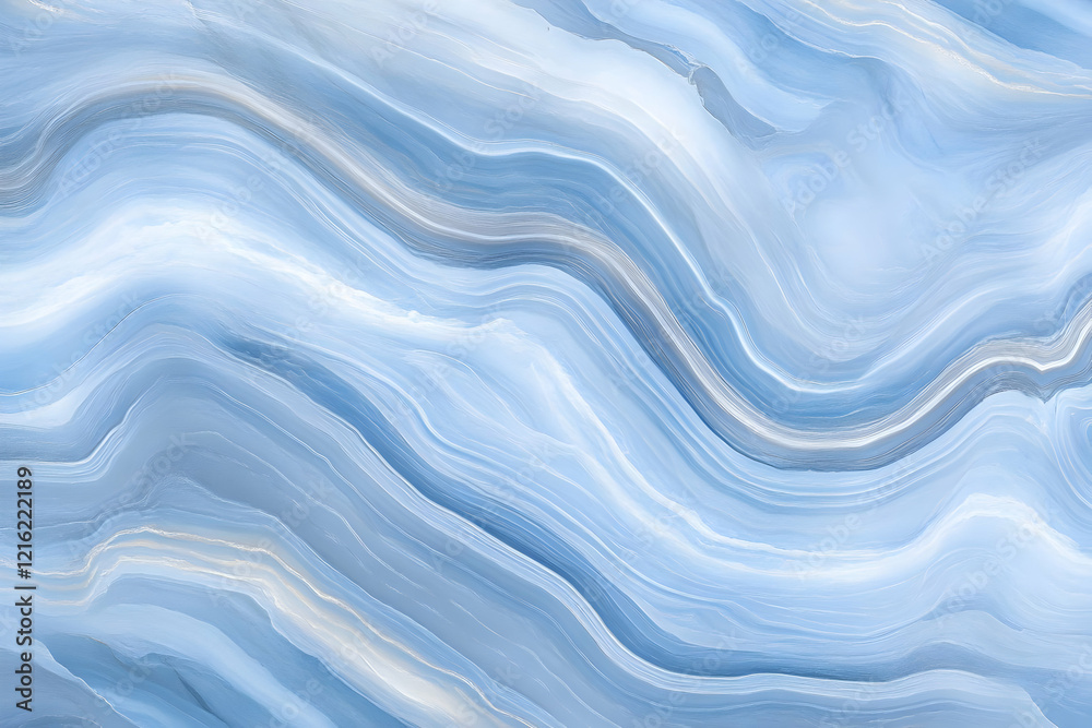 Abstract Blue Liquid Marble Background Creates a Smooth Flowing Texture with Elegant Curves Abstract Blue Liquid Marble Background Creates a Smooth Flowing Texture with Elegant Curves