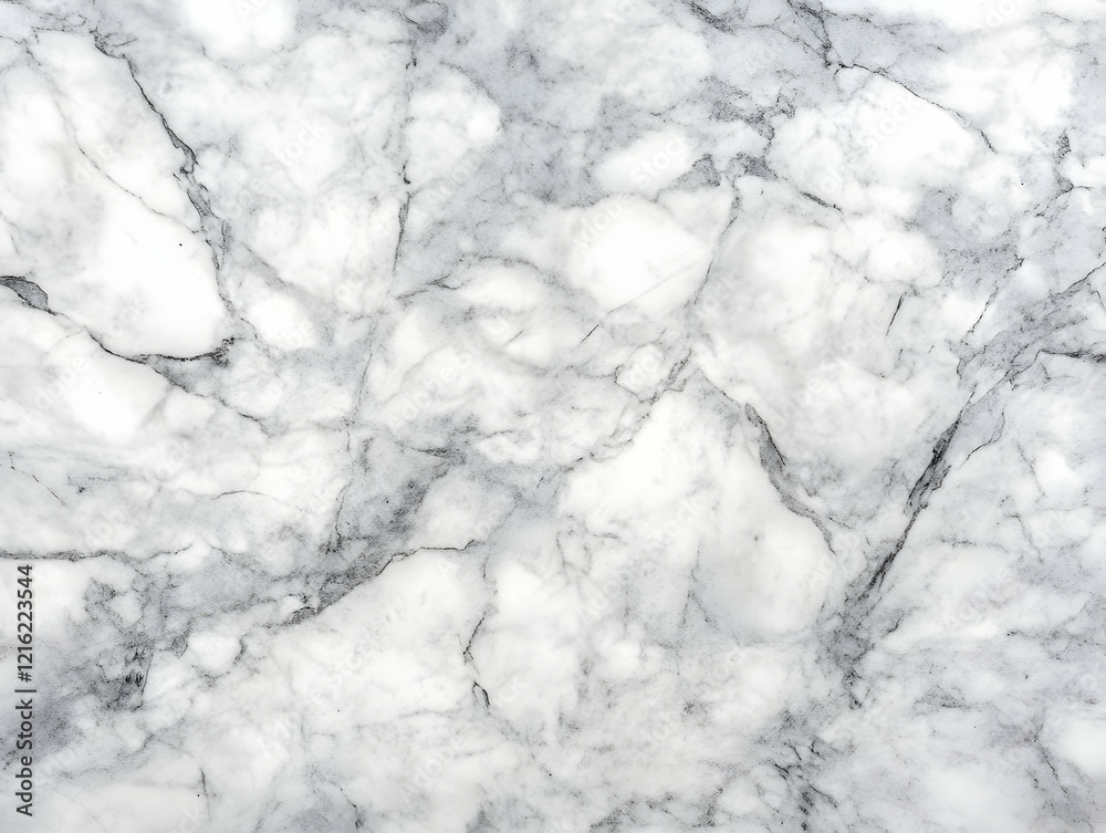 Fototapeta premium White Marble Texture Background Displays Elegant Veins and Patterns Seamlessly for Design Projects