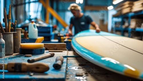 Surfboard Shaping Workshop: Crafting a Vibrant Surfboard