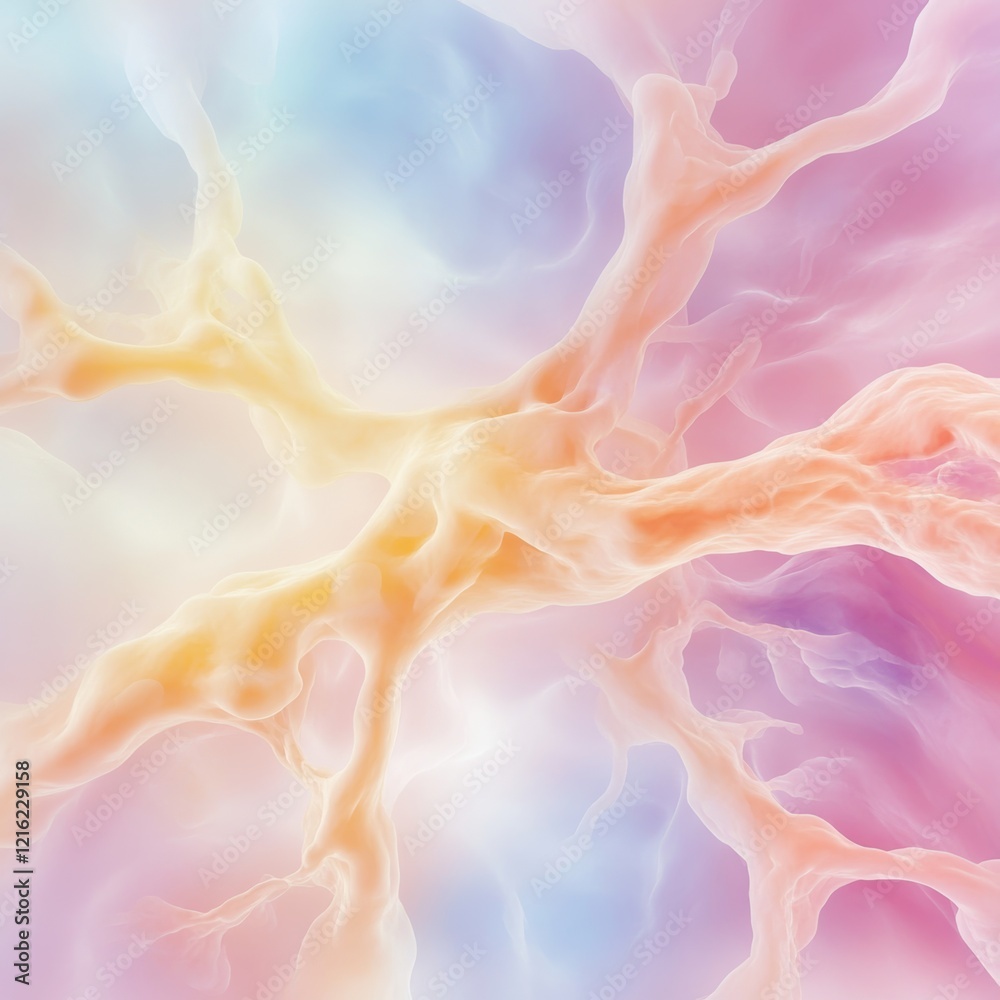 Fototapeta premium Abstract Pastel Network.