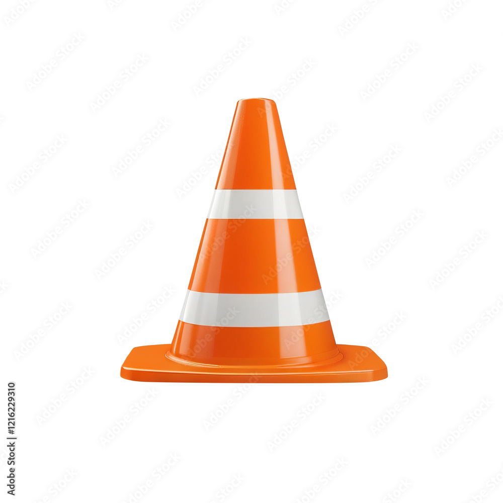 Traffic cone equipment for road safety on transparent background PNG Generative AI Traffic cone equipment for road safety on transparent background PNG Generative AI