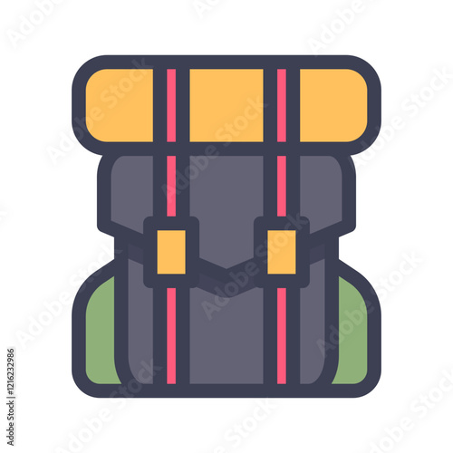 travel bagpack filled style