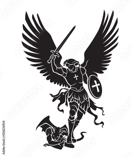 Saint Michael the Archangel, War against Evil