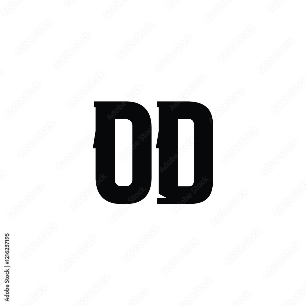 OD monogram logo design letter text name symbol monochrome logotype alphabet character simple logo OD monogram logo design letter text name symbol monochrome logotype alphabet character simple logo