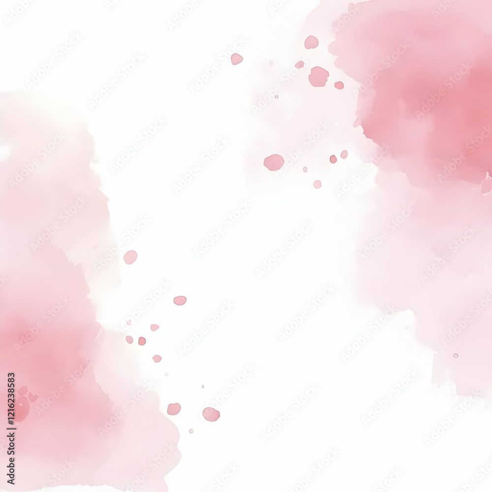 Soft Pink Watercolor Background Creates a Gentle and Dreamy Atmosphere for Design Projects Soft Pink Watercolor Background Creates a Gentle and Dreamy Atmosphere for Design Projects