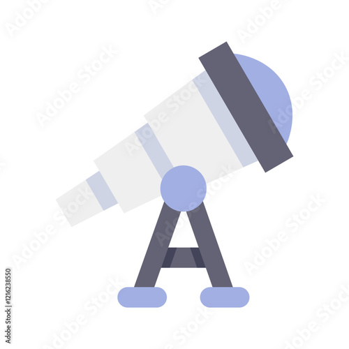 telescope flat style