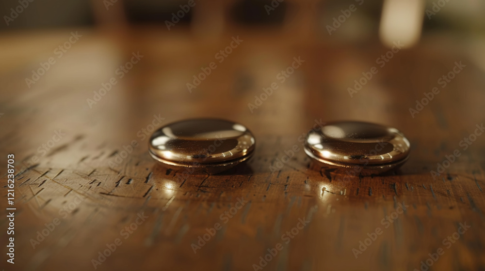 Close-up of two magnetic stones attracting each other on a smooth wooden surface, symbolizing connection and attraction, in a minimalist and natural style.
Close-up of two magnetic stones attracting each other on a smooth wooden surface, symbolizing connection and attraction, in a minimalist and natural style.