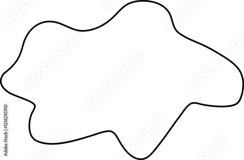 blob line decoration vector