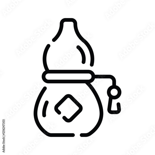 Perfectly designed icon of calabash ready to use in websites and mobile apps