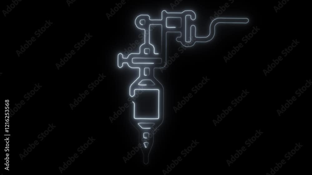 Tattoo machine on black background. Machine for a tattoo
4K resolution video motion graphic animation Tattoo machine on black background. Machine for a tattoo
4K resolution video motion graphic animation