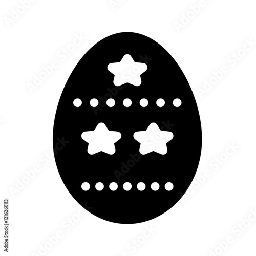 Egg with tree parallel star-shaped yolks in a unique design.