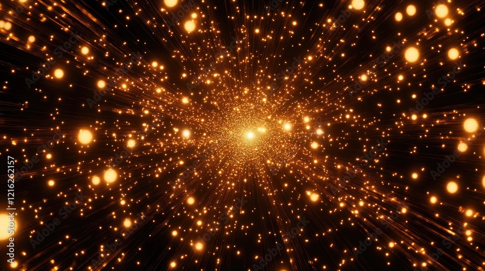 A conceptual image of quantum computing data transmission, with glowing particles traveling through quantum pathways. A conceptual image of quantum computing data transmission, with glowing particles traveling through quantum pathways.
