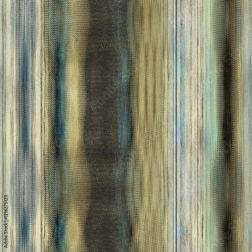 Artistic watercolor abstract striped background. Seamless french farmhouse stripe pattern. linen woven texture. Shabby chic style weave stitch background. Doodle line country decor wallpaper. Textile
