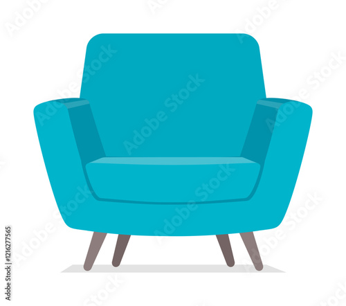 blue sofa chair good quality and design