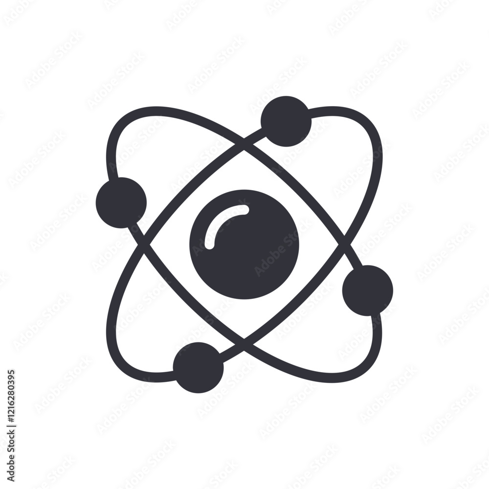 Molecule solid icons, minimalist vector illustration ,simple transparent graphic element .Isolated on white background Molecule solid icons, minimalist vector illustration ,simple transparent graphic element .Isolated on white background