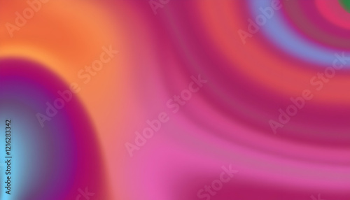 Abstract swirls, vibrant colors, blurred motion, fluid gradients, red and orange dominate, rainbow spectrum, dark corner, smooth transitions, energetic composition, dynamic curves, colorful vortex, ps