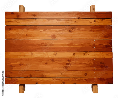 リアルな木の看板