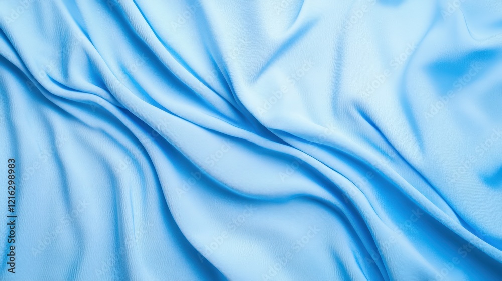 Obraz premium Plain blue background with solid coloring, versatile for banners and social media posts, on solid white background.