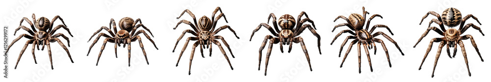 an array of unique spider designs showcases intricate details and textured appearances an array of unique spider designs showcases intricate details and textured appearances
