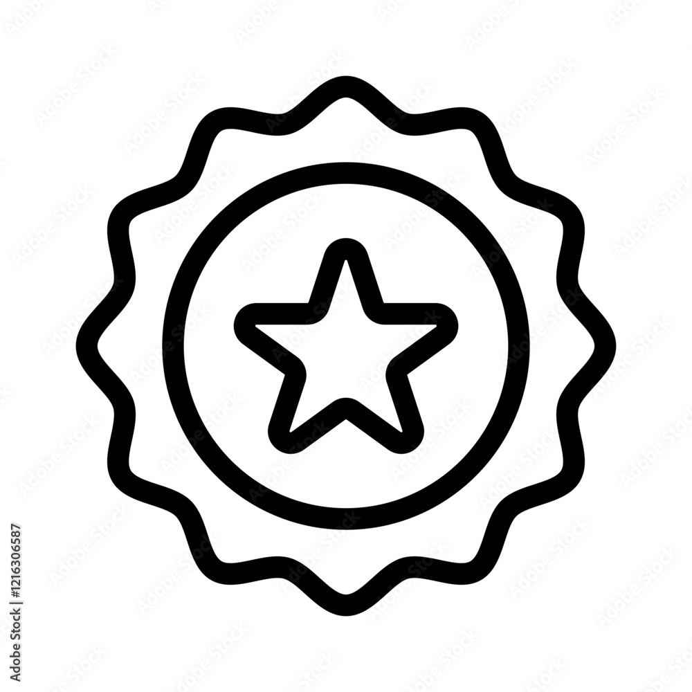 top review star item product outline icon top review star item product outline icon