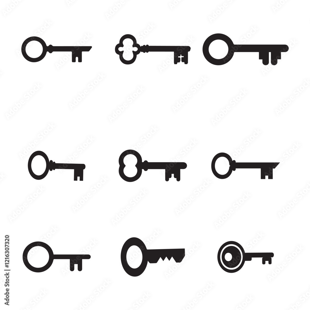 set of keys and lock set of keys and lock