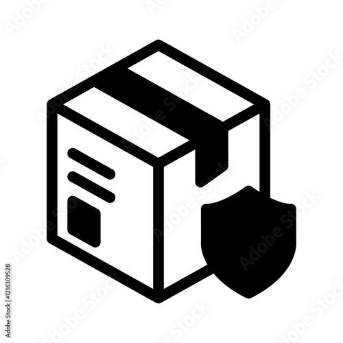 package protection shield solid icon