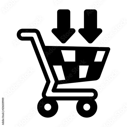 remove item cart solid icon