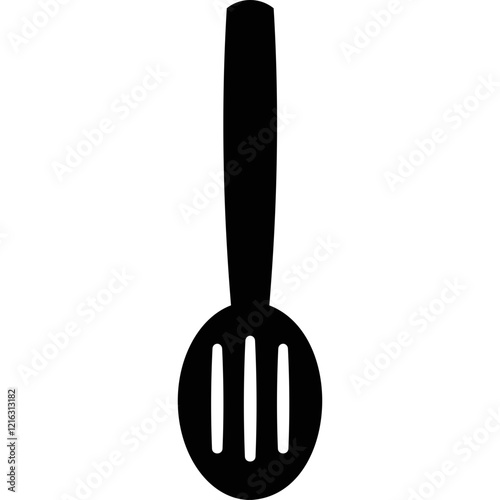 Simple vector icon kitchen spoon