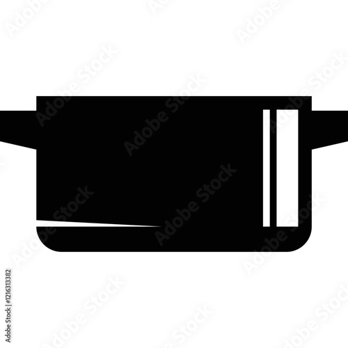 Simple vector icon soup pot