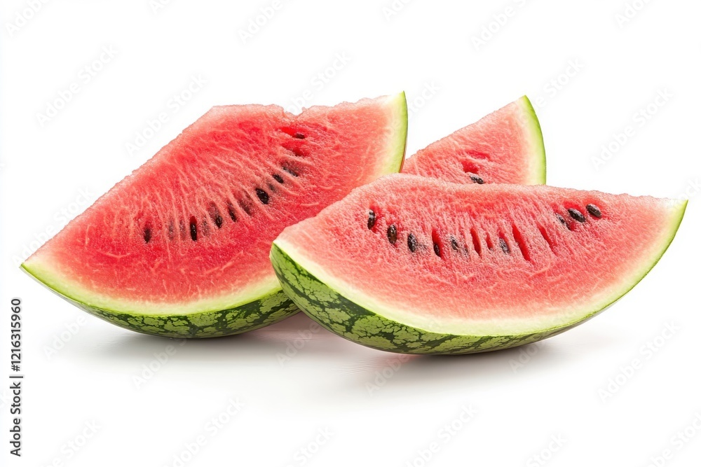 Fresh watermelon isolated on a white background. Fresh watermelon isolated on a white background.