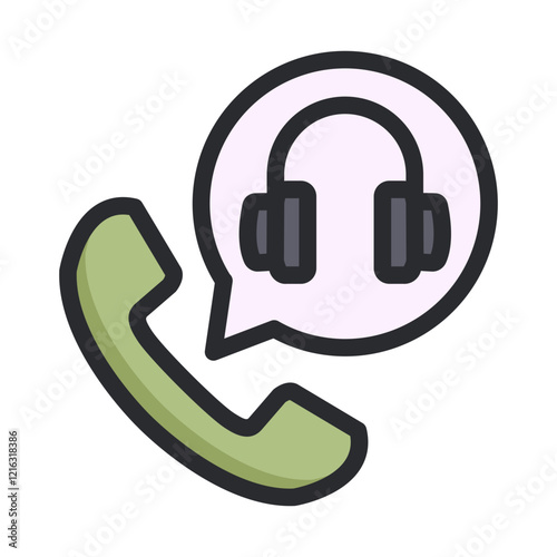 costumer service filled icon