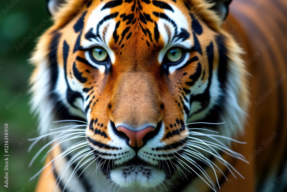 Fototapeta premium Tiger's Close-Up