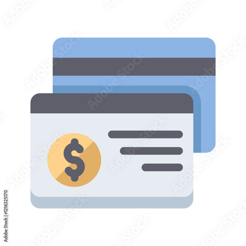 credit card flat icon photo