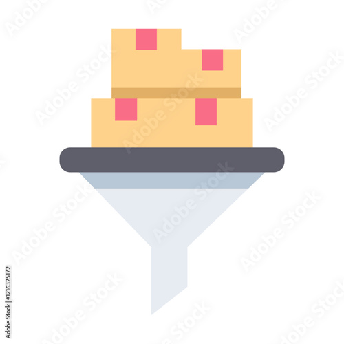 filter item product flat icon