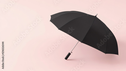 Modern umbrella mockup with minimalist design.