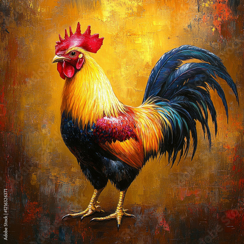 Brown Hen Isolated