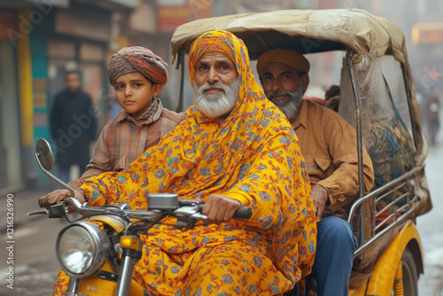 Indian Family Traveling