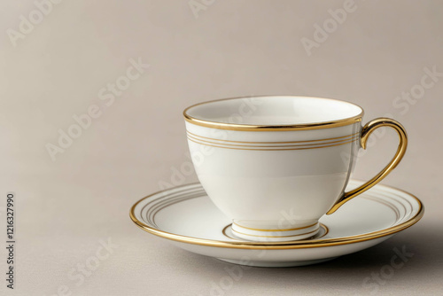 Teacup And Saucer Isolated