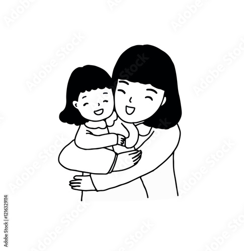 The mother and daughter