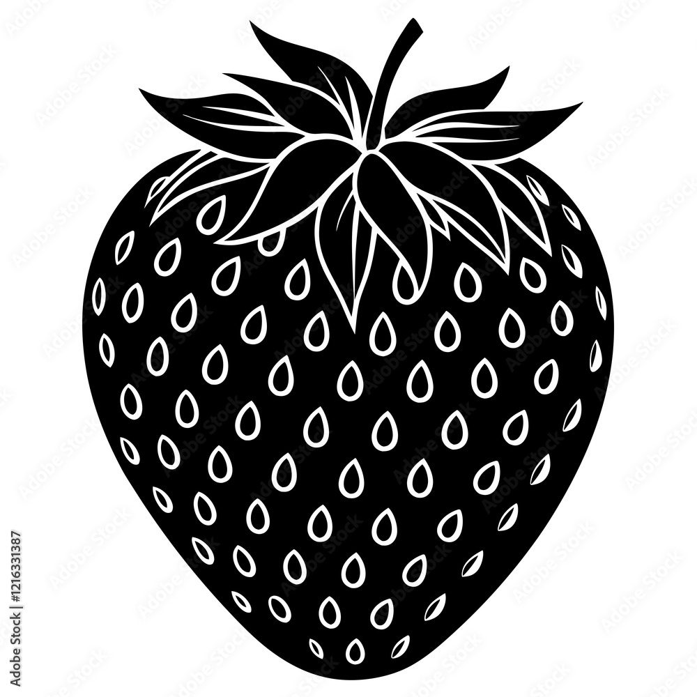 illustration of a strawberry illustration of a strawberry
