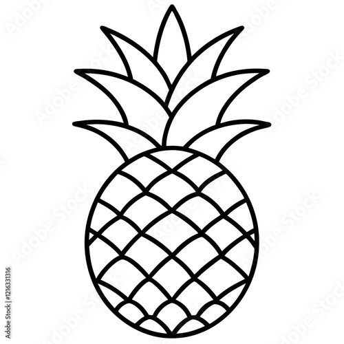 illustration of pineapple
