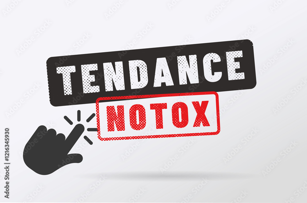 Obraz premium panneau tendance notox